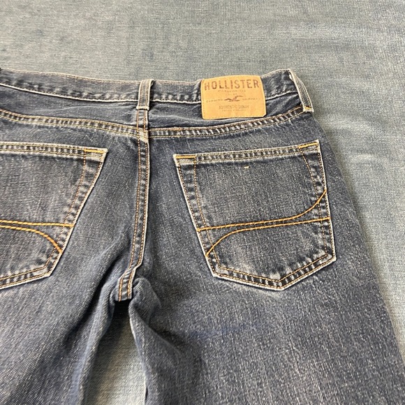 Hollister California Jeans Womens 28x30 Blue Denim Mid-Rise Slim Straight Leg - Picture 5 of 16